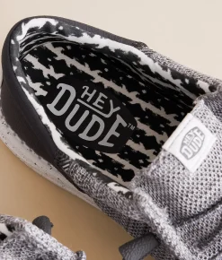 HEYDUDE™ Wally Funk Break Platinum Shoe Light Grey New
