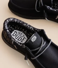 HEYDUDE™ Wally Funk Brew Shoe Grey Black Hot