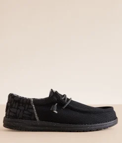 HEYDUDE™ Wally Funk Brew Shoe Grey Black Hot