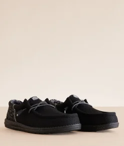 HEYDUDE™ Wally Funk Brew Shoe Grey Black Hot