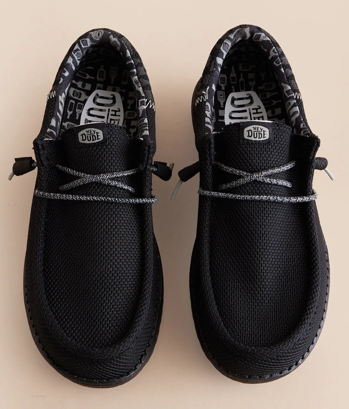 HEYDUDE™ Wally Funk Brew Shoe Grey Black Hot