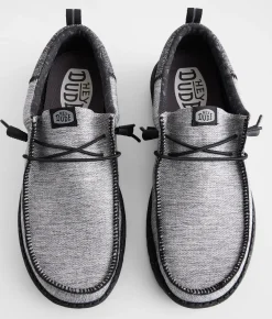 HEYDUDE™ Wally Funk Carp Shoe Grey Black Sale