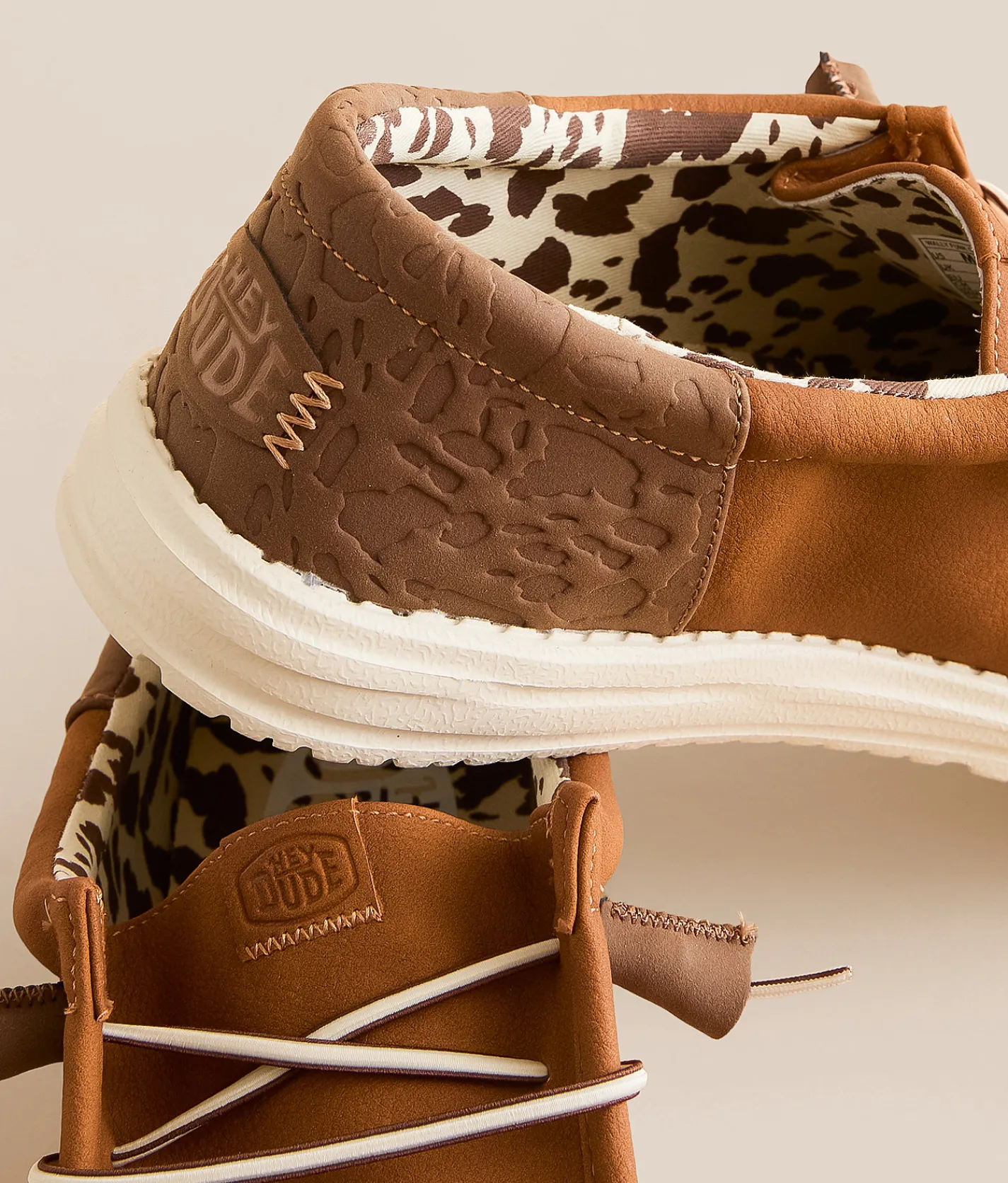 HEYDUDE™ Wally Funk Cattle Shoe Brown Clearance