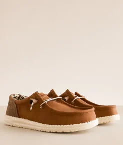 HEYDUDE™ Wally Funk Cattle Shoe Brown Clearance