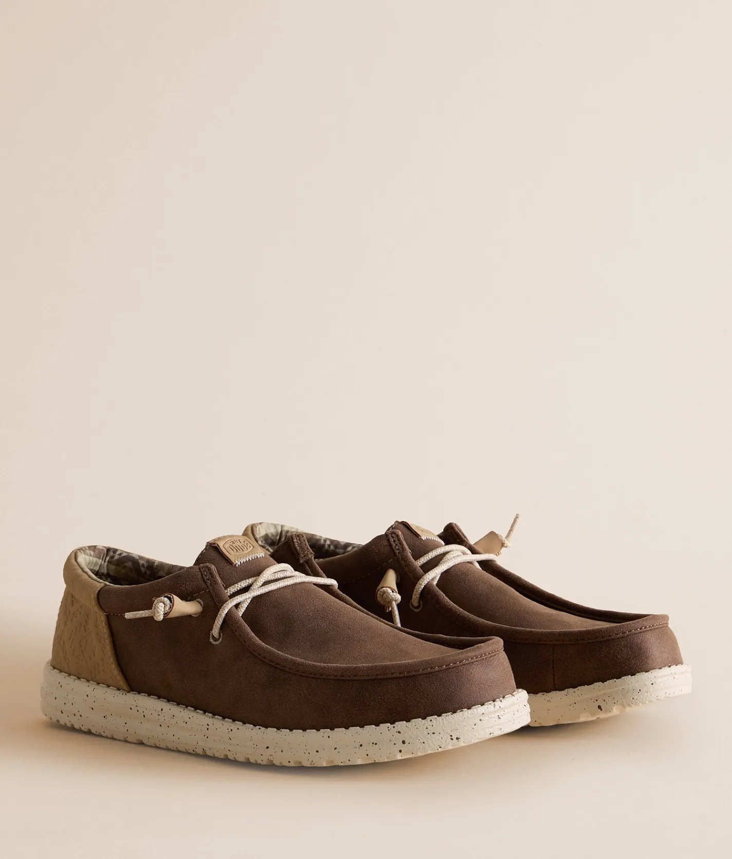 HEYDUDE™ Wally Funk Geo Blanket Shoe Dark Brown New