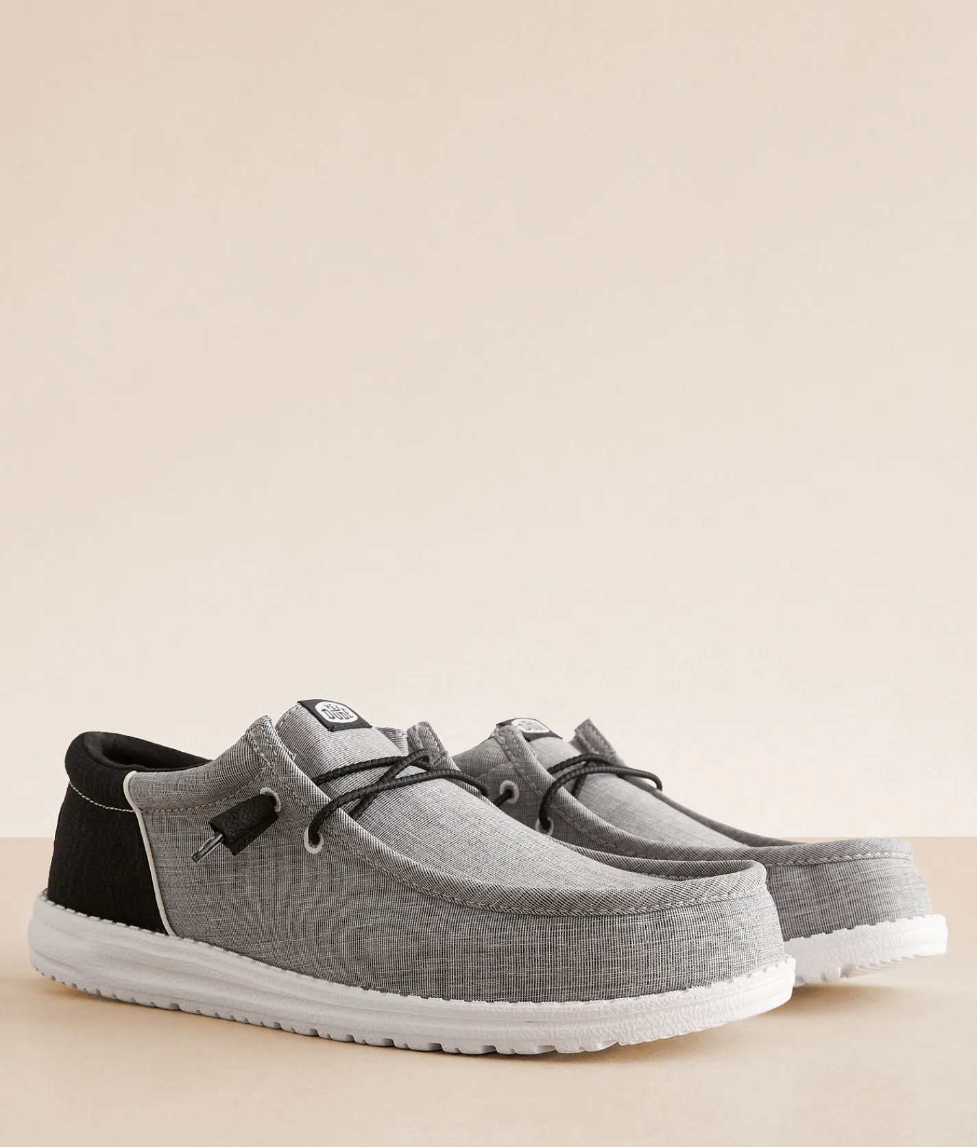 HEYDUDE™ Wally Funk Heron Shoe Grey Black Outlet