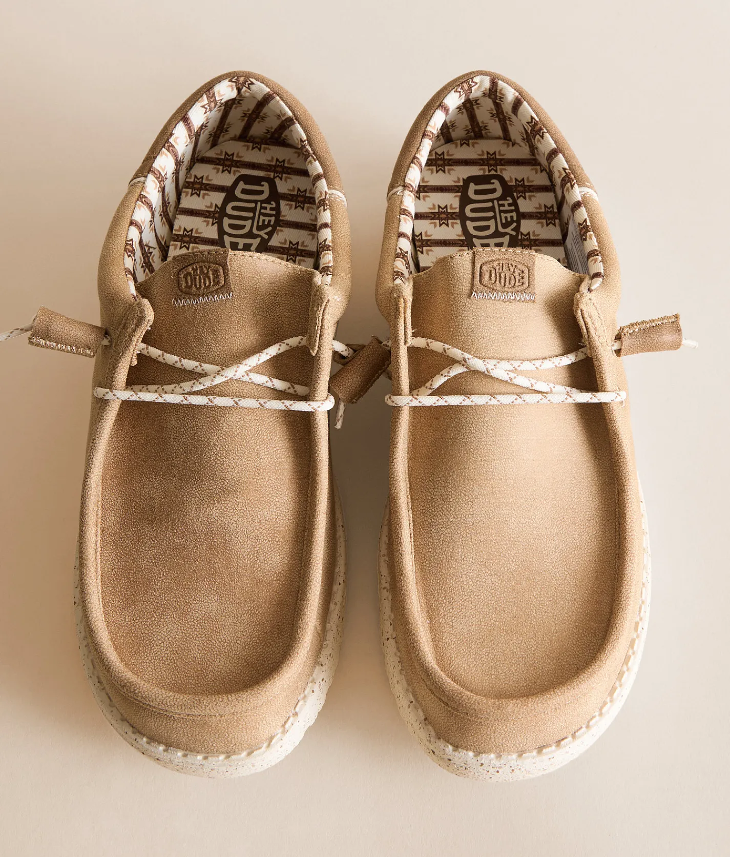 HEYDUDE™ Wally Funk Honor Geo Shoe Light Brown