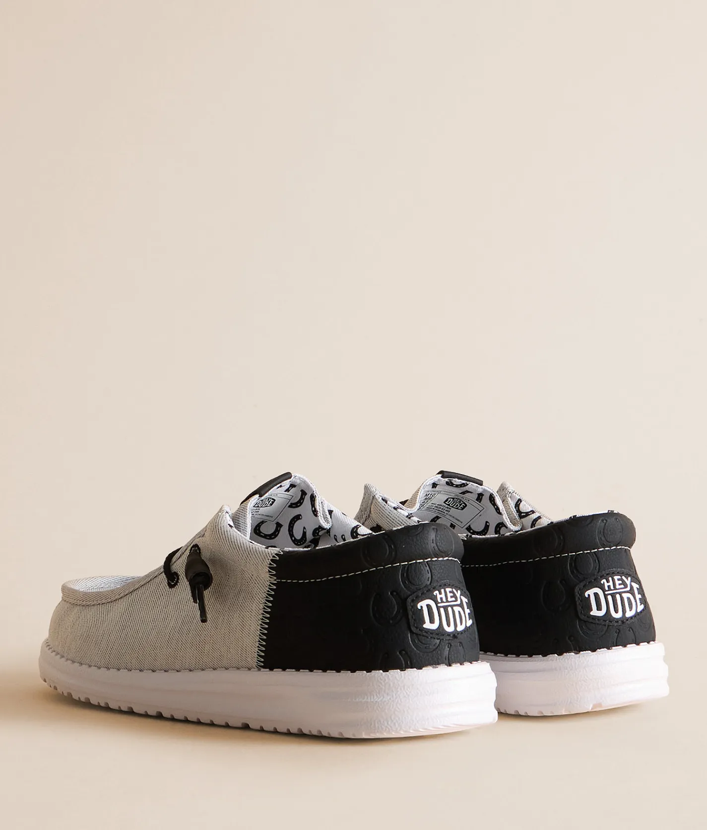 Shoes | HEYDUDE™ Wally Funk Horseshoe Shoe Grey Black