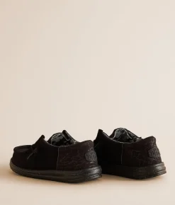 HEYDUDE™ Wally Funk Ink Shoe Black Black New