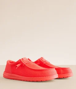 Shoes | HEYDUDE™ Wally Funk Mono Shoe Fiery Coral