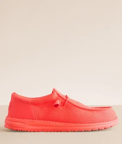Shoes | HEYDUDE™ Wally Funk Mono Shoe Fiery Coral