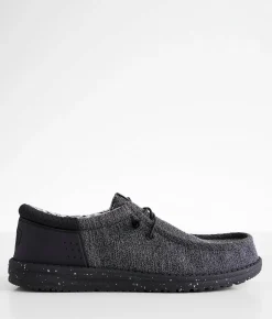 HEYDUDE™ Wally Funk Onyx Shoe Grey Black New