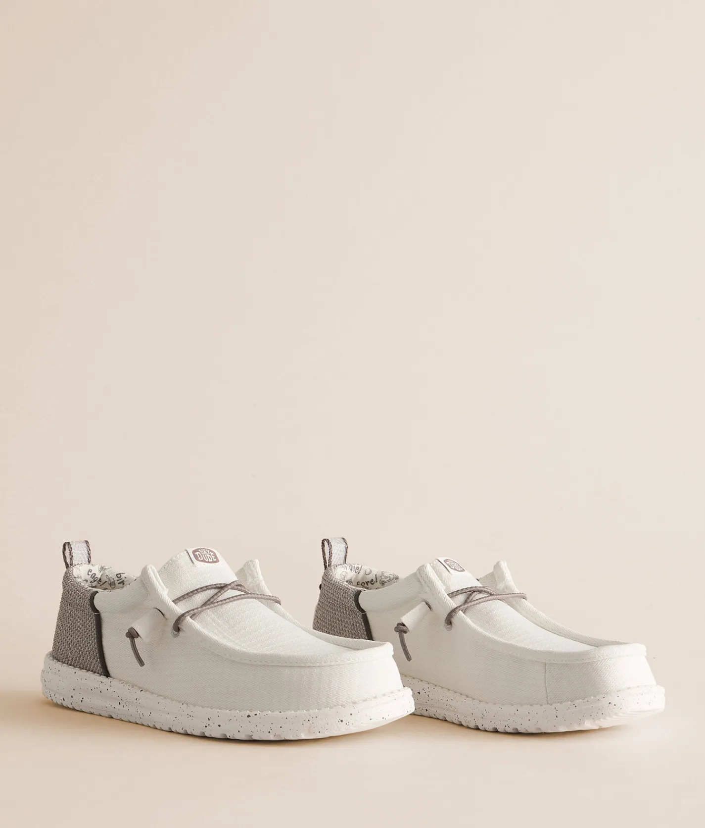 Shoes | HEYDUDE™ Wally Funk Par Shoe White Tan