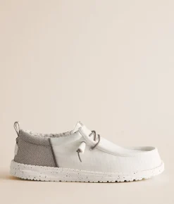 Shoes | HEYDUDE™ Wally Funk Par Shoe White Tan