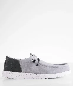 HEYDUDE™ Wally Funk Rancher Shoe Grey Black
