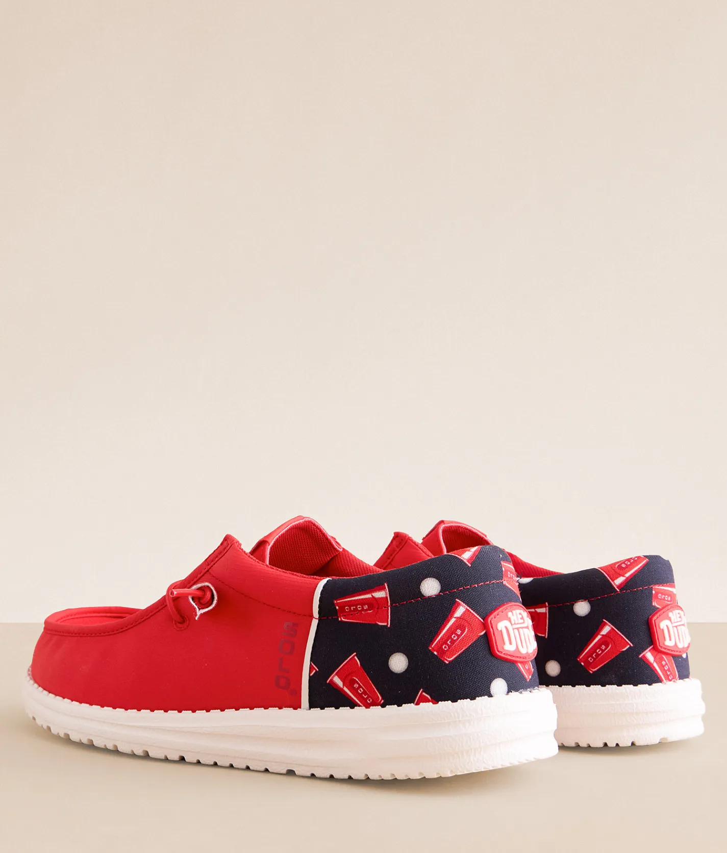 HEYDUDE™ Wally Funk Solo® Cup Shoe Red New