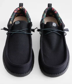 Shoes | HEYDUDE™ Wally Funk Tropical Skull Shoe Black Multi