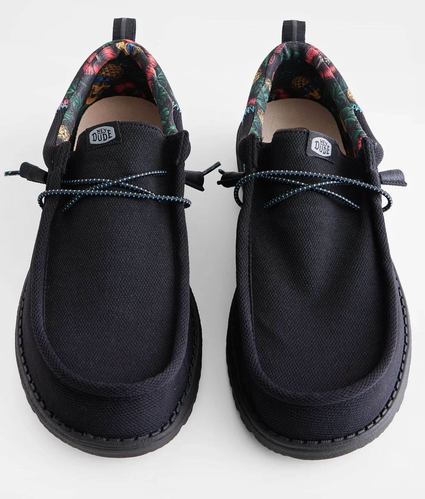 Shoes | HEYDUDE™ Wally Funk Tropical Skull Shoe Black Multi