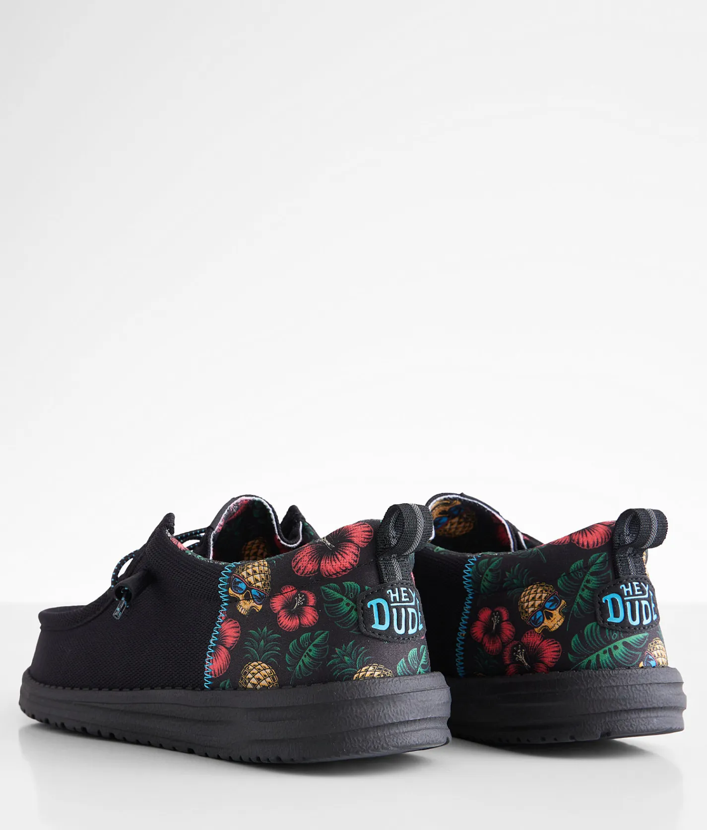 Shoes | HEYDUDE™ Wally Funk Tropical Skull Shoe Black Multi