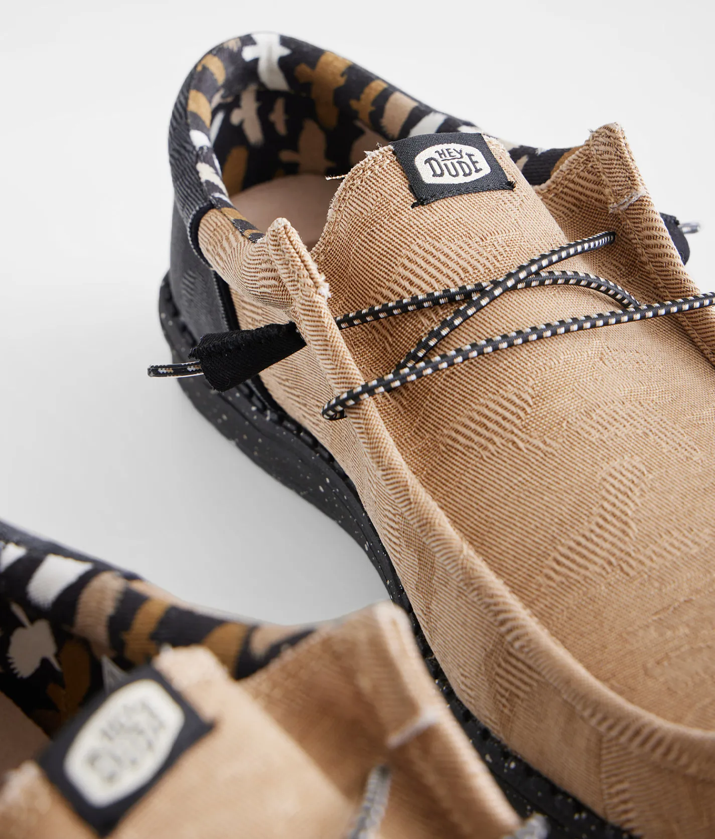 Shoes | HEYDUDE™ Wally Funk Washed Camo Shoe Tan Camo
