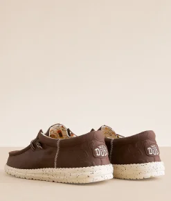 Shoes | HEYDUDE™ Wally Funk Whiskey Shoe Brown