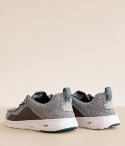 HEYDUDE™ Wally Hey2O Mesh Shoe Monument Grey Dawn Blue Hot