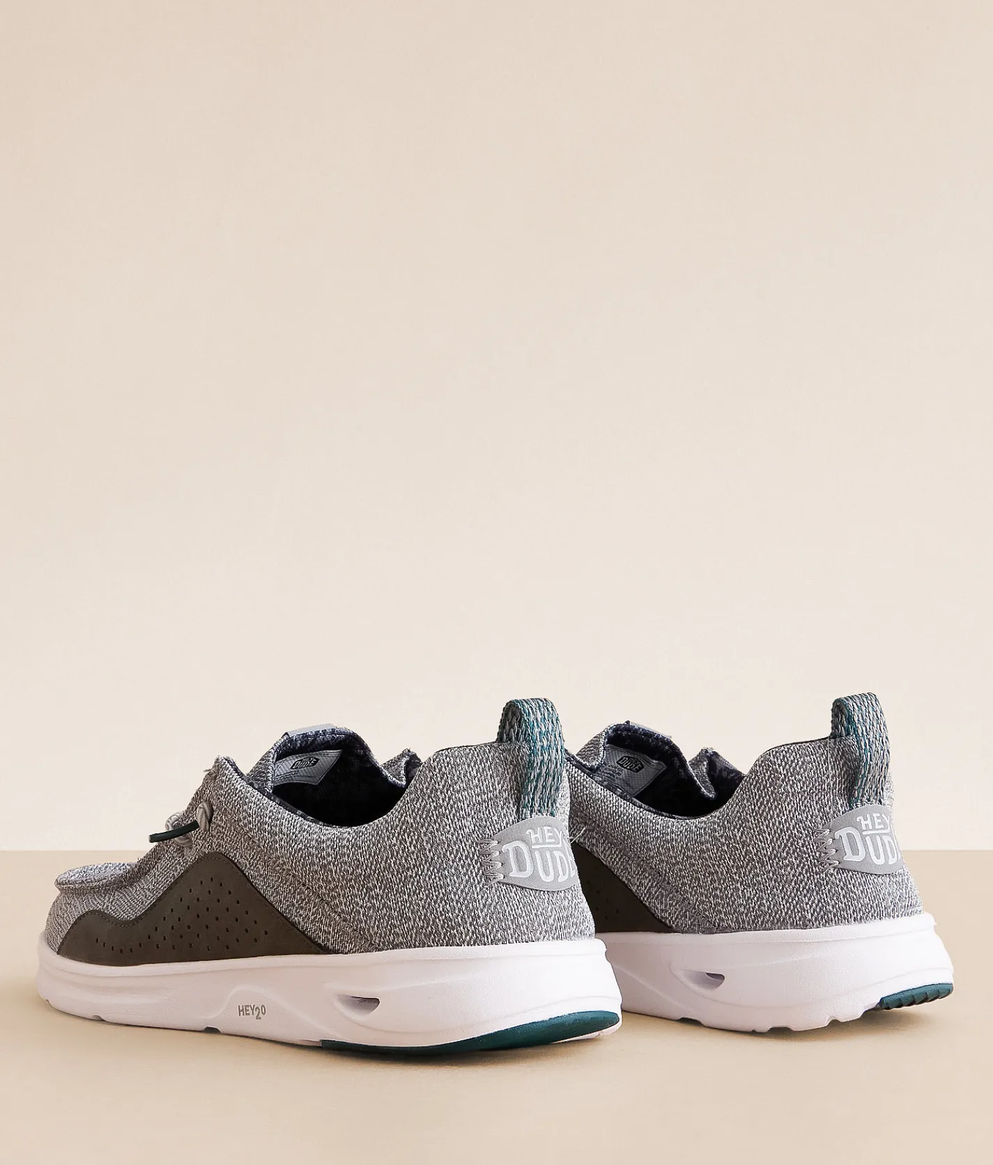 HEYDUDE™ Wally Hey2O Mesh Shoe Monument Grey Dawn Blue Hot