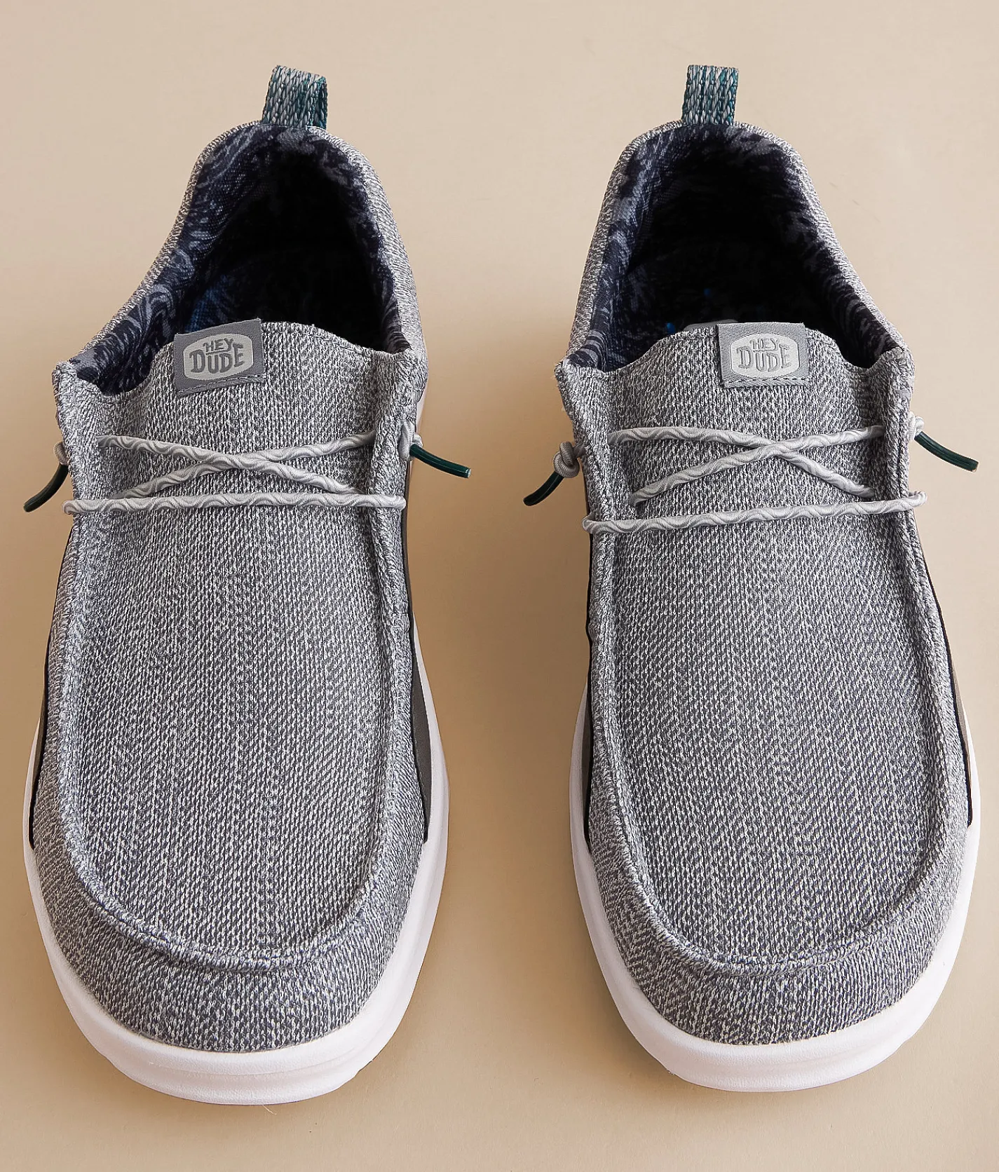 HEYDUDE™ Wally Hey2O Mesh Shoe Monument Grey Dawn Blue Hot
