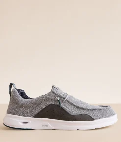 HEYDUDE™ Wally Hey2O Mesh Shoe Monument Grey Dawn Blue Hot