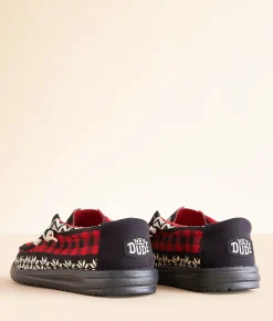 Shoes | HEYDUDE™ Wally Holiday Cheers Shoe Black Multi
