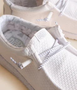 Shoes | HEYDUDE™ Wally Knit Shift Shoe White