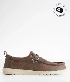 HEYDUDE™ Wally Longhorn Shoe Brown Discount