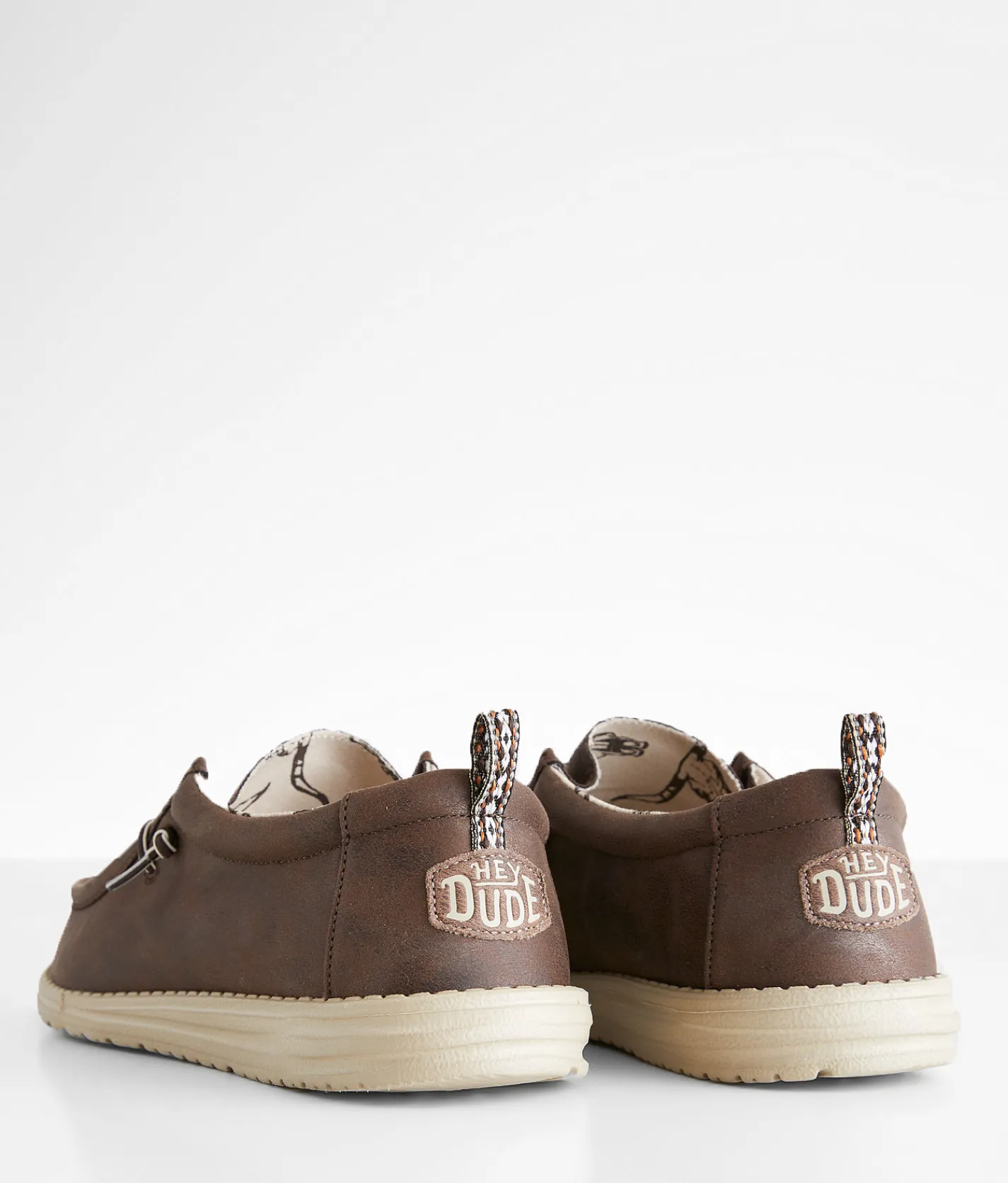 HEYDUDE™ Wally Longhorn Shoe Brown Discount