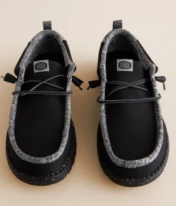 Shoes | HEYDUDE™ Wally Magnesium Shoe Black Grey