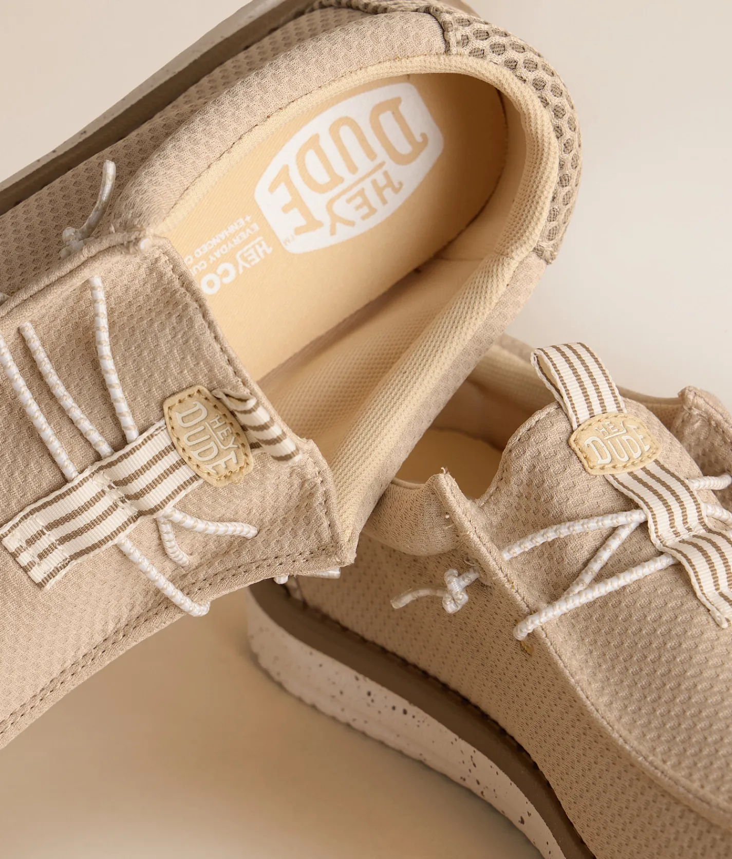 Shoes | HEYDUDE™ Wally Mesh Neutrals Shoe Island Neutral Multi