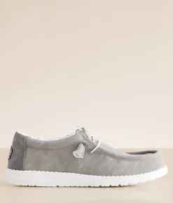 HEYDUDE™ Wally Ozzy Shoe Light Grey Grey New