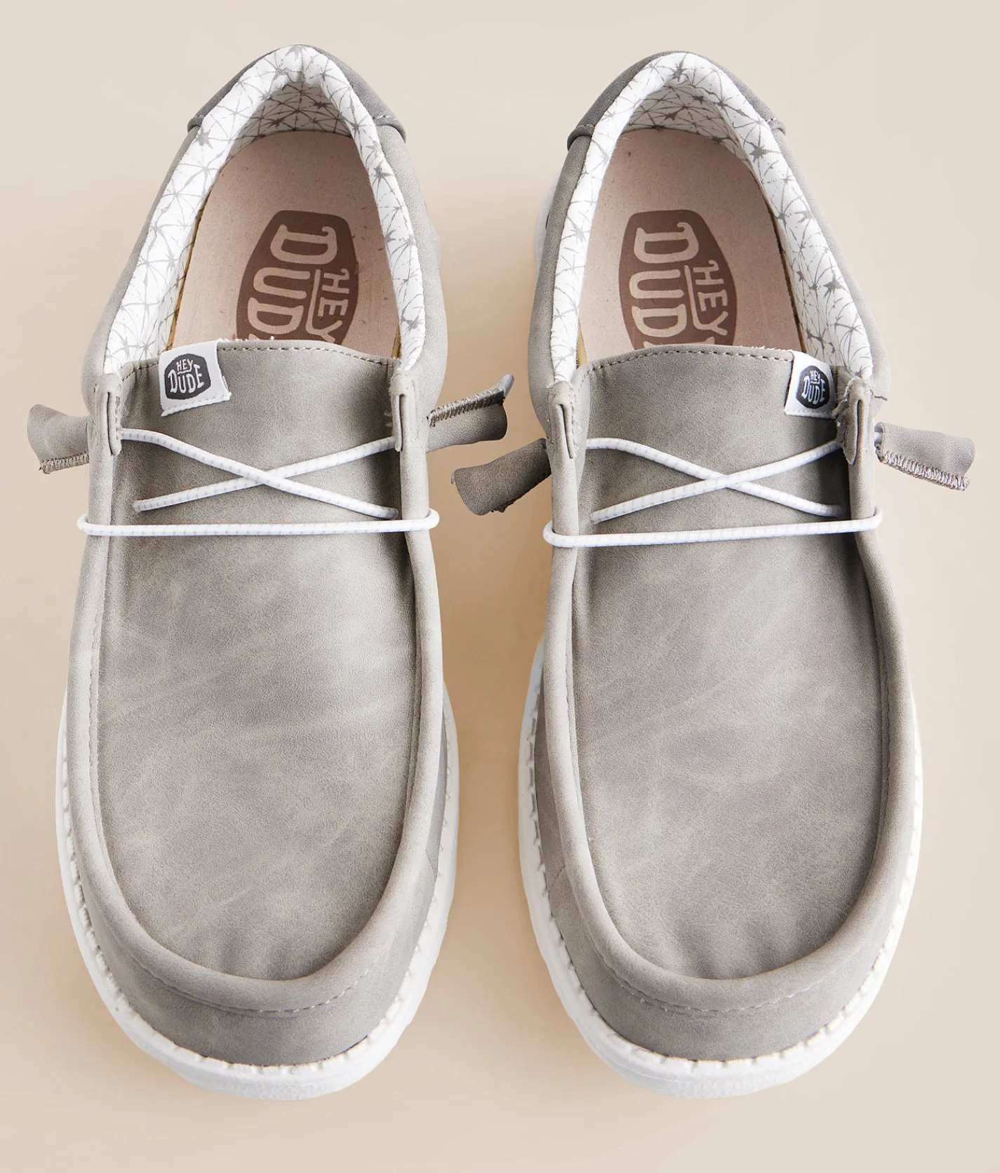 HEYDUDE™ Wally Ozzy Shoe Light Grey Grey New