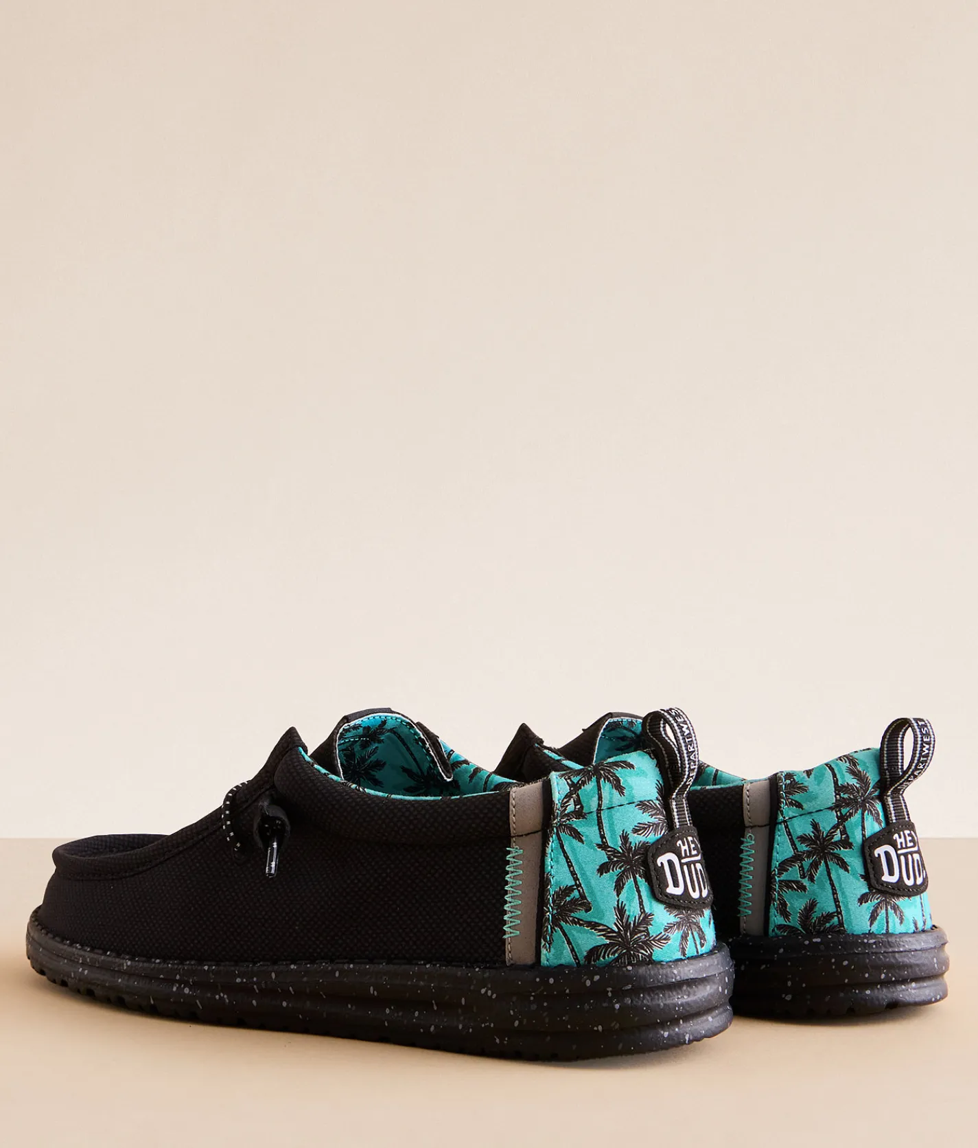 Shoes | HEYDUDE™ x Departwest Wally Palms Shoe Black Aqua