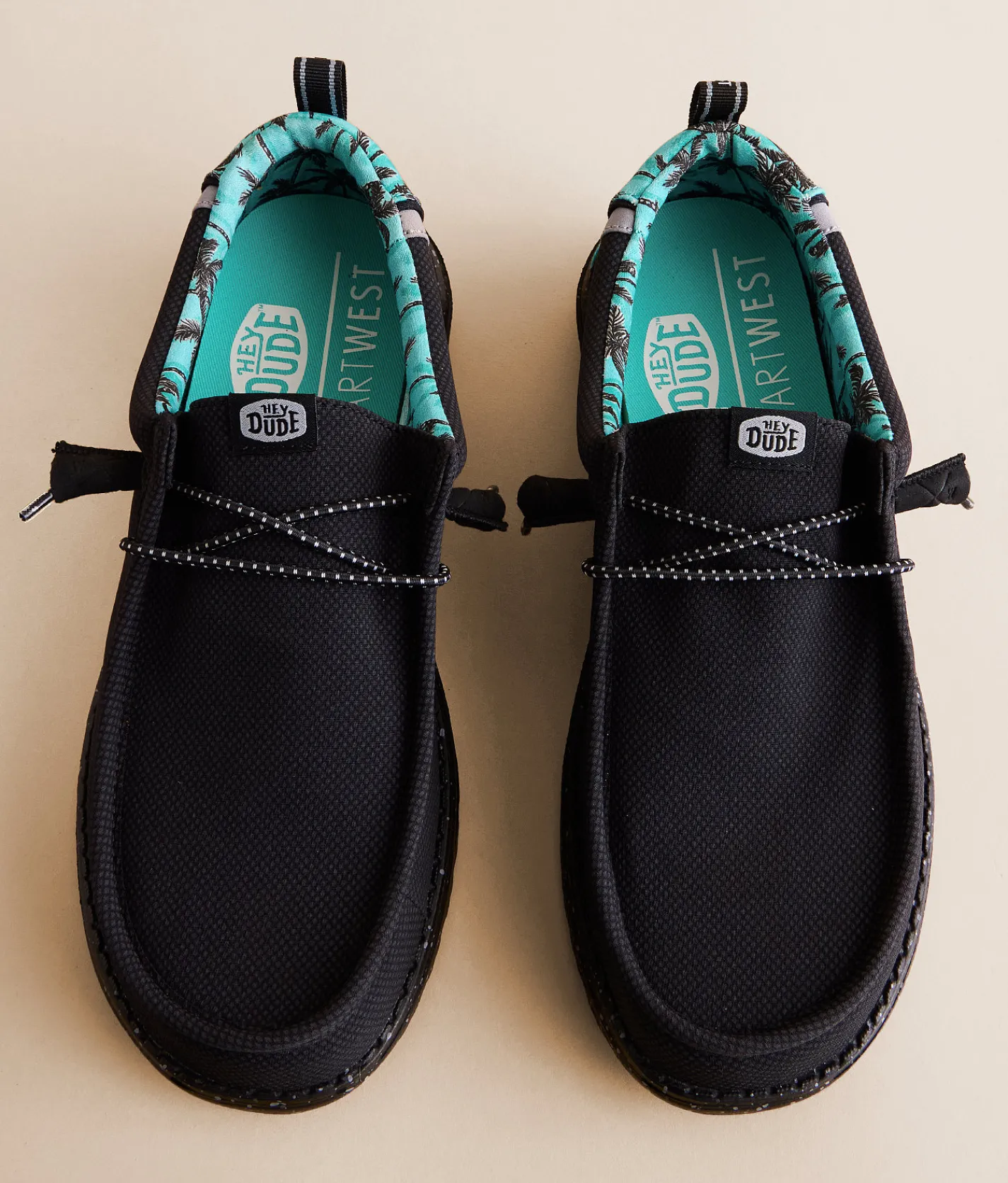 Shoes | HEYDUDE™ x Departwest Wally Palms Shoe Black Aqua