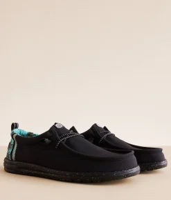 Shoes | HEYDUDE™ x Departwest Wally Palms Shoe Black Aqua