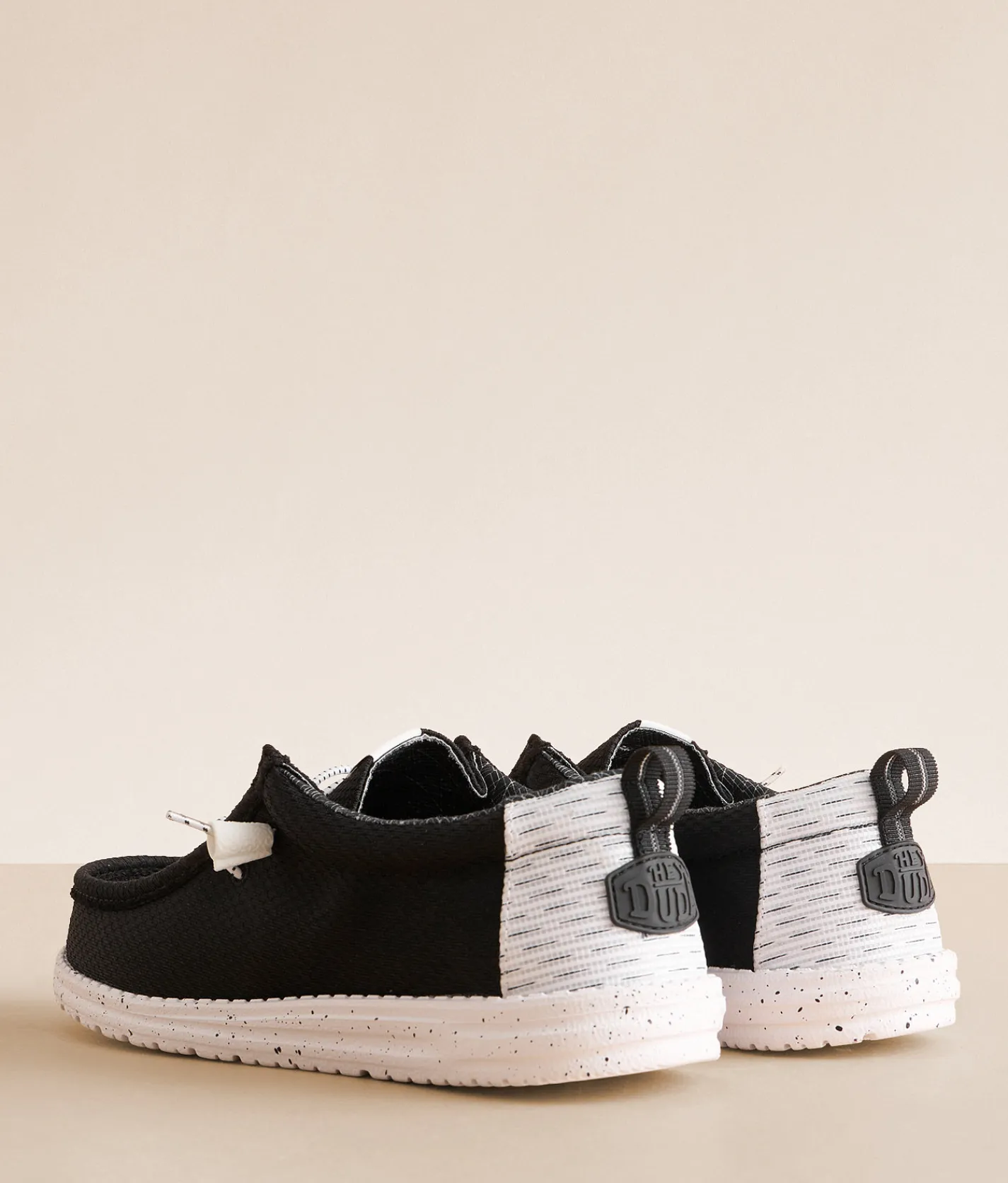 HEYDUDE™ Wally Panda Shoe Black Grey New