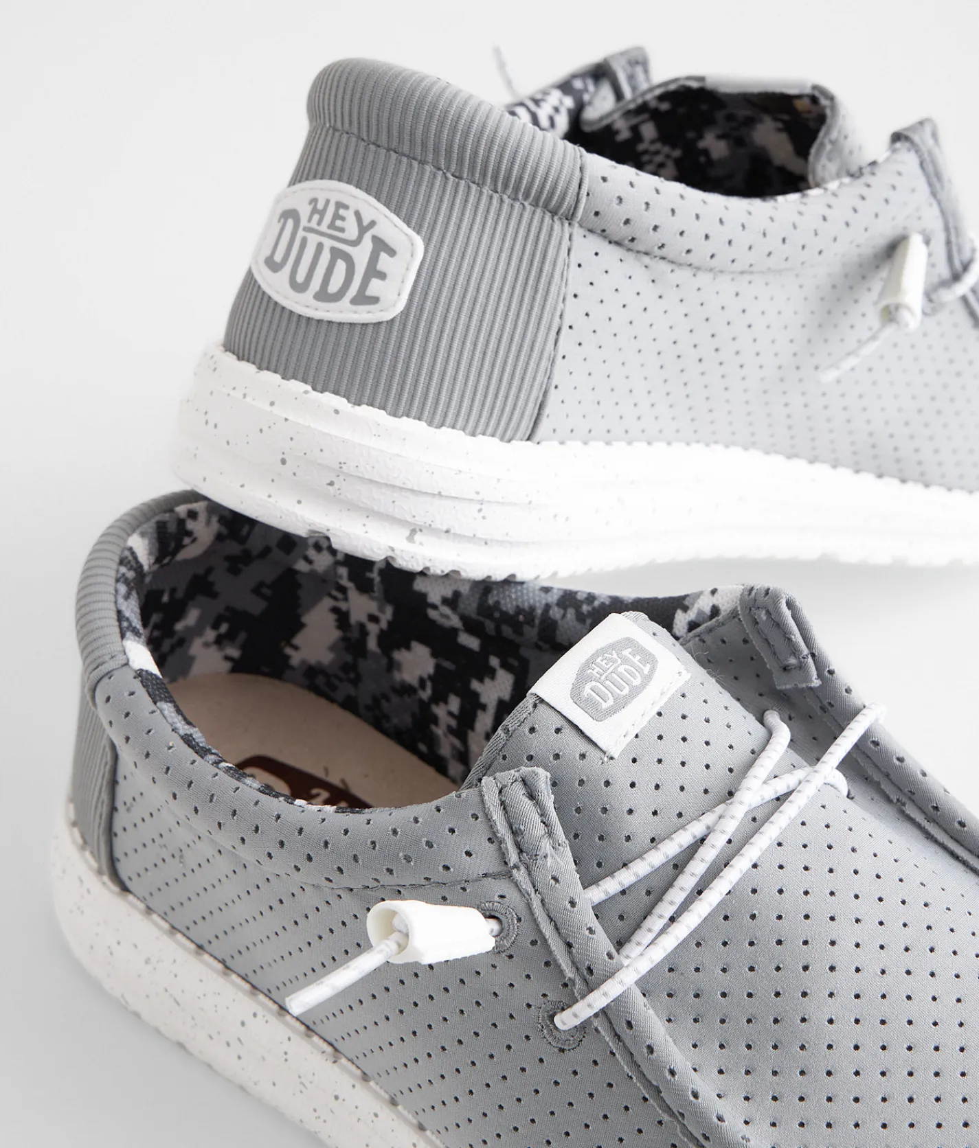 Shoes | HEYDUDE™ Wally Perforated Shoe Grey