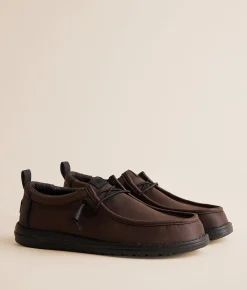 HEYDUDE™ Wally Salute Shoe Dark Brown