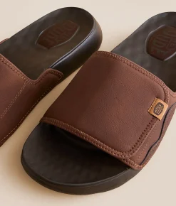 Shoes | HEYDUDE™ Wally Shore Classic Slide Downtown Brn Delicioso Br