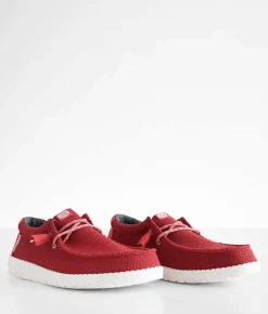 Shoes | HEYDUDE™ Wally Sport Mesh Shoe Dark Red