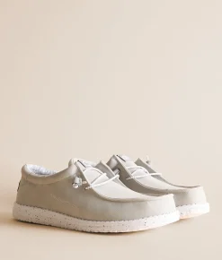 HEYDUDE™ Wally Stitch Stone Shoe Light Grey Online