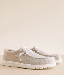 HEYDUDE™ Wally Stitch String Shoe Tan Sale