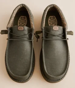 Shoes | HEYDUDE™ Wally Stretch Canvas Shoe Deep Green