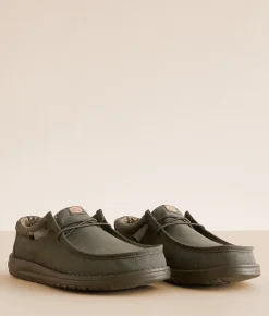 Shoes | HEYDUDE™ Wally Stretch Canvas Shoe Deep Green