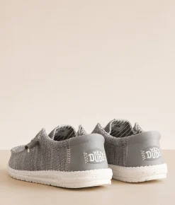 Shoes | HEYDUDE™ Wally Stretch Sox Shoe Grey